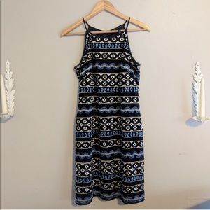 White House Black Market Embroidered Dress